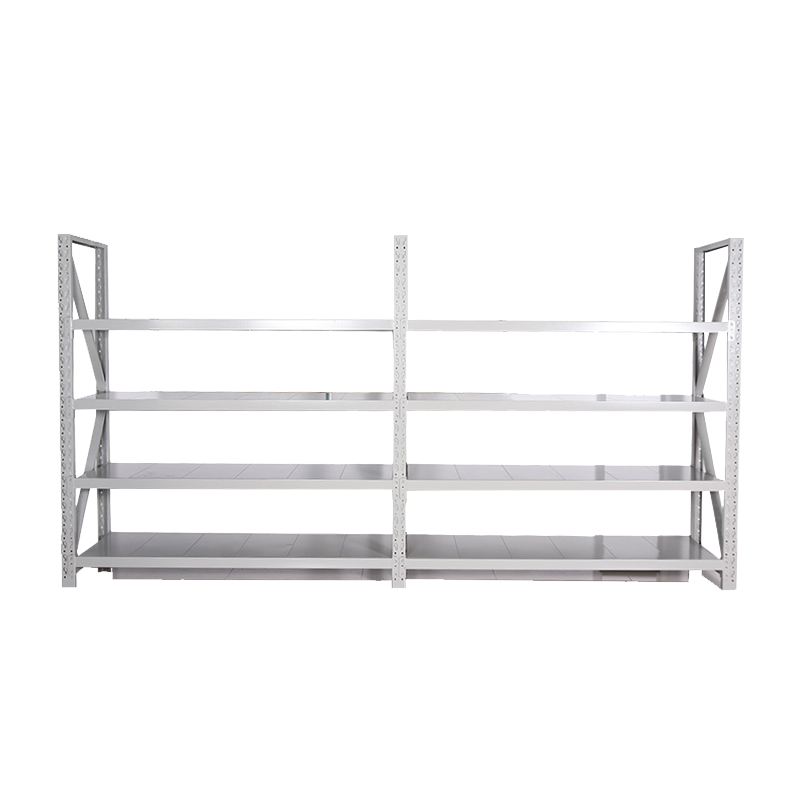 Heavy duty adjustable flexible steel shelf for supermarkets and drugstores warehouses